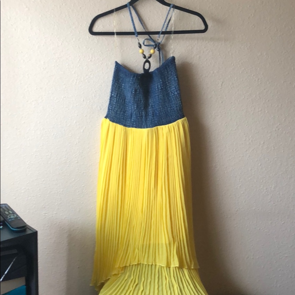 Denim and more halter dress
